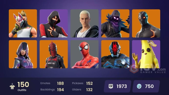 PC,PSN,XBOX 150 SKINS FA - STW - IKONIK - ROYALE BOMBER,GLOW,BLAZE,DEMI,TMNT,ARIANA,SLIM SHADY,SKELETARA,LINA SCORCH - RK1424