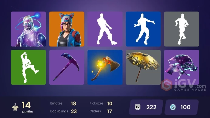 PC,PSN,XBOX 14 SKINS FA - GALAXY - ROGUE AGENT,LYNX,TROG RK1427