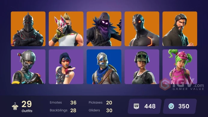 PC,PSN,XBOX 28 SKINS FA - BLACK KNIGHT - REAPER - OMEGA,BRITE BOMBER - FLOSS - TAKE THE L - MAKO RK1435