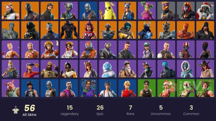 FA | Change mail | 54 skins | The Reaper | Blue Squire | Royale Knight | Elite Agent | Omega (stage 5) | Rogue Agent | Lynx | Valor