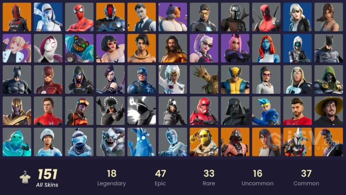 FA | 151 skins | Leviathan Axe | Gold Meowscles | Gold Brutus | Gold Midas | Snake Eyes | Tiki Tackler | The Foundation | Twyn | Oppressor