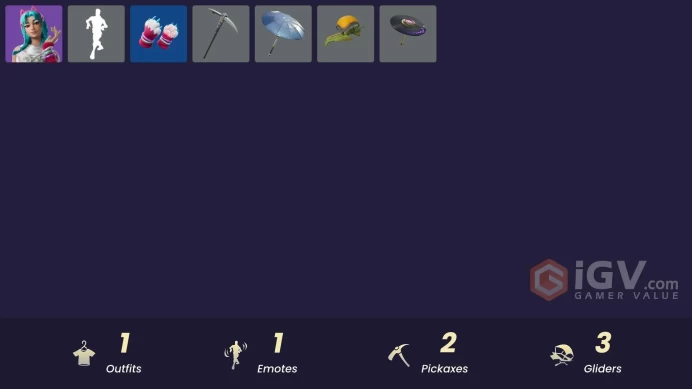 [PSN/XBOX/PC] 1 skins | Katalina | Katalina's Kit Bag | Kat Claws | The Umbrella | Remix 'Brella | Banner Icon