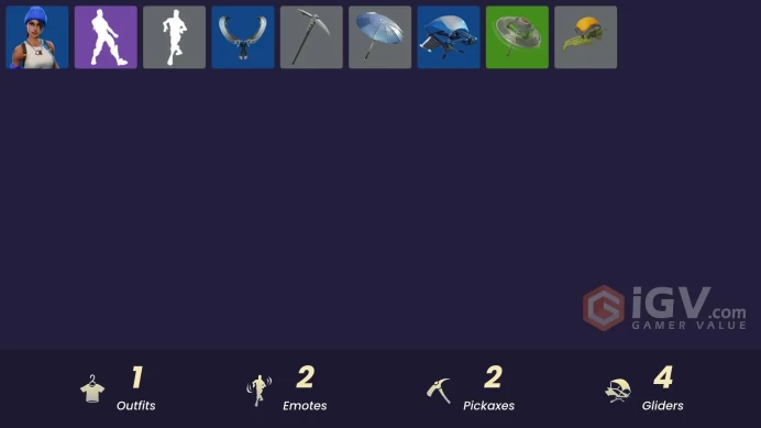 [PSN/XBOX/PC] 1 skins | Blue Team Leader | Clawz Retro | Secret Scimitars | Boogie Down | Blue Streak | Rebel Brella | The Umbrella