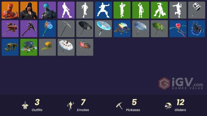 [PSN/XBOX/PC] 3 skins | Blackheart | Hybrid | Cobalt | Mutiny | Gold Token | Beachcomber | Deep Dive | Reinforced Backplate | Cobra