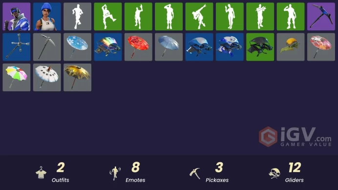 [PSN/XBOX/PC] 2 skins | Blue Team Leader | Blue Striker | Blue Shift | Fabled Cape | Uplink | Standard Issue | Clawz Retro | Controller