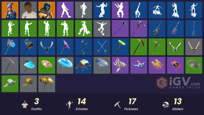 [PSN/XBOX/PC] 3 skins | Lynx | Zenith | Slayer Juice WRLD | Arroyo Pack | Altitude | 999 Knives | Beachcomber | TMNT Pizza | Legend's Modkit