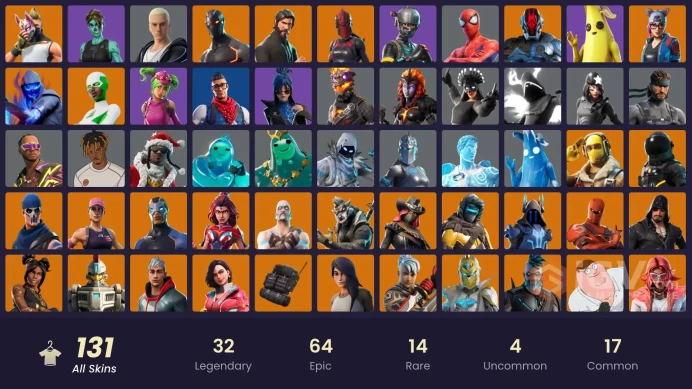FA - [PSN/XBOX/PC] 131 skins | OG STW | The Reaper | Elite Agent | Rogue Agent | Prodigy | Merry Mint Axe | Catalyst | Omegarok | Backlash |