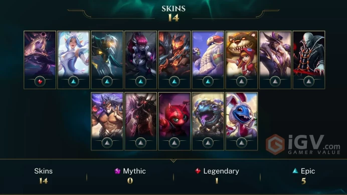 League of legends gold acc, safe.