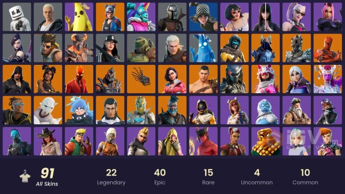 [PC/XBOX] 91 skins | The Ice King | Torin | Malik | Predator | Inferno | Omegarok | Sentinel | The Prisoner | Leviathan Axe |	x4