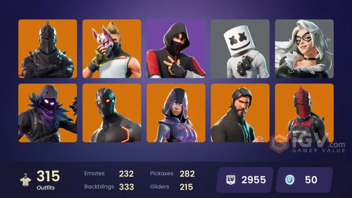 291 Skins | Black Knight | IKONIK | Glow | The Reaper | FULL ACCESS