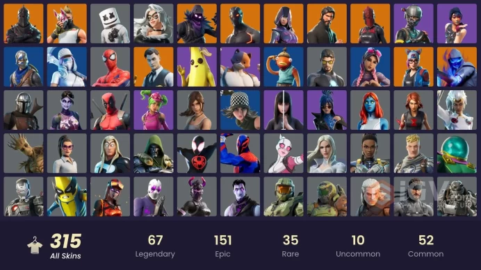 291 Skins | Black Knight | IKONIK | Glow | The Reaper | FULL ACCESS