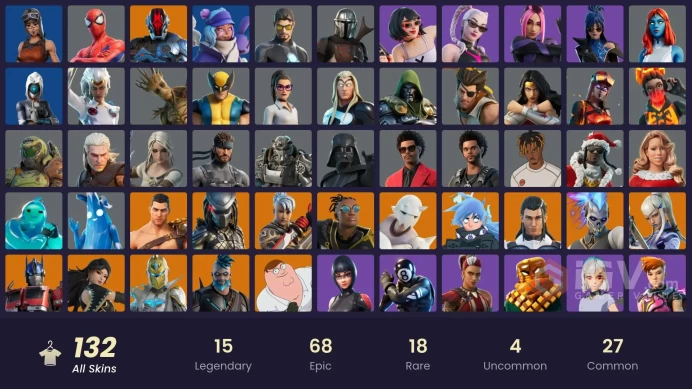 [PC/PSN/XBOX] 133 skins | Renegade Raider | Ronin (Cape) | Solitary Defender | Magmatic Mizuki (Cover-up Off)	agg3