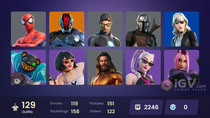 [PC/PSN/XBOX] 130  skins | Vibrant Vibin' | Verve | Rage | Nanner Ringer | Astroworld Cyclone | Astro Jack | Jules	agg4