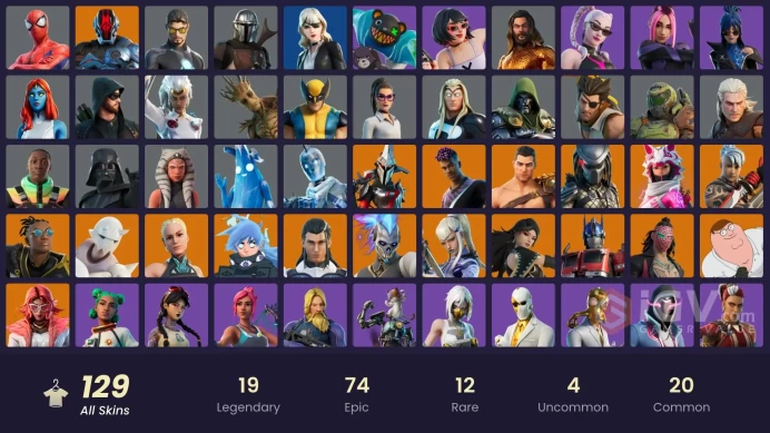 [PC/PSN/XBOX] 130  skins | Vibrant Vibin' | Verve | Rage | Nanner Ringer | Astroworld Cyclone | Astro Jack | Jules	agg4