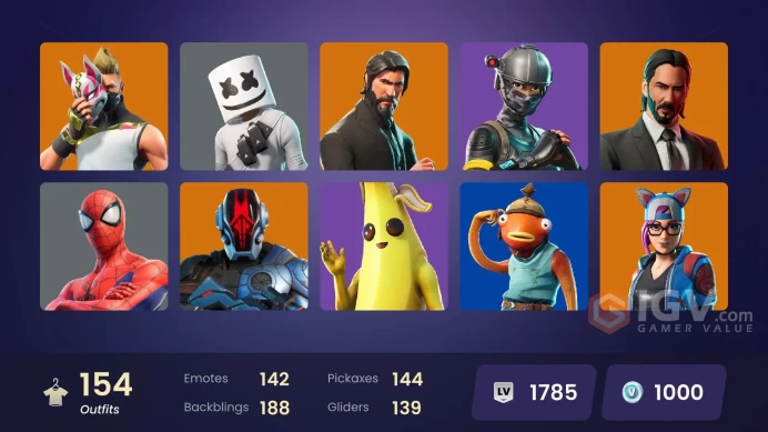 PC/PSN/Xbox/Nintendo 154 skins | OG STW | The Reaper | Elite Agent | WORLD CUP | Clutch | Grind | Rogue Agent | Zenith | The Ageless | Lynx | Ca