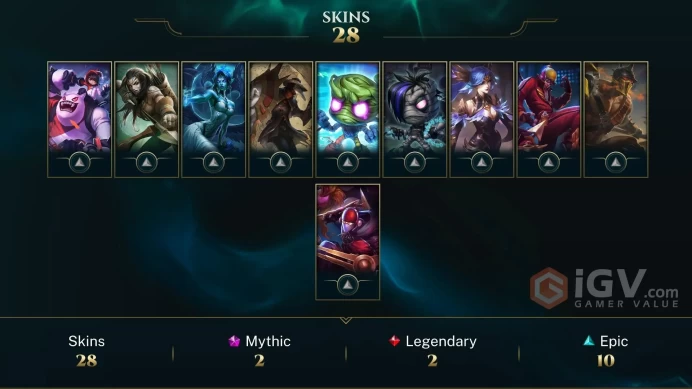  LAS  26 SKINS  GOLD 2  65 CHAMPIONS  85 LEVEL  INSTANT DELIVERY  FULL ACCESS  ErqLo 