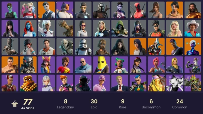 [PC] FA 77 SKINS | GHOUL TROOPER | LARA CROFT | AGENT PEELY | RAGE | GOLD BRUTUS | GOLD MIDAS | MASKED FADE | GOLD ETERNAL KNIGHT |