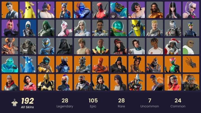 FA | 192 skins | Gold Midas | Gold Meowscles | Gold Brutus | Fashion Banshee | Shady Doggo | Game Knight | Unchained Ramirez | Sultura