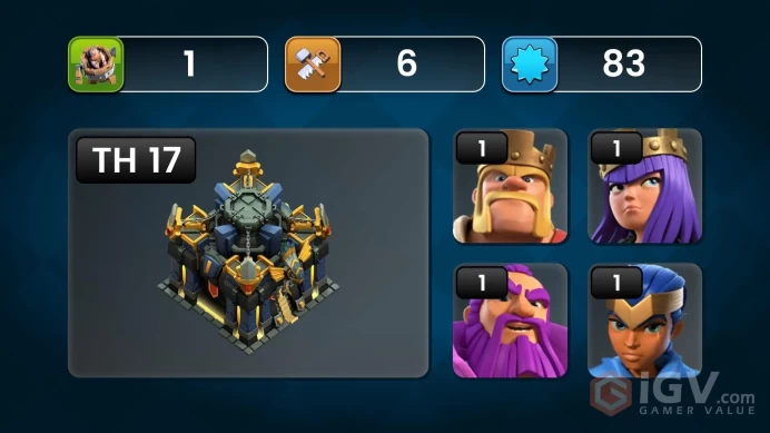[TH 17] Clash Of Clans | 80 Level | 5000 Gems |Name Changeable| Fast Upgrade | Instant Delivery | Lifetime Warranty | 100% Secure | 24/7 Support