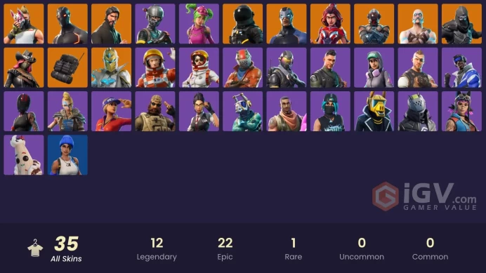 FA - [PSN/XBOX/PC] 35 skins | The Reaper | Elite Agent | Blue Team Leader | Rogue Agent | Blue Striker | Drift | Catalyst | Enforcer | Carbide 