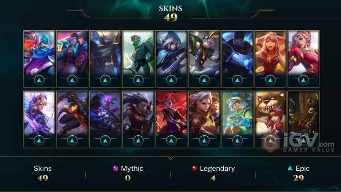 [EUNE] S16 - SPLIT 1 - Master 131 LP -  57 Win Rate - 50 Skins -31.8K BE - Handmade - Ranked Ready