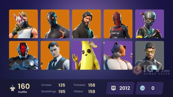 PC/PSN/Xbox/Nintendo 160 skins | The Reaper | Elite Agent | Blue Team Leader | Gold Midas | Gold Brutus | Point Patroller | Sultura | Cloud Stri