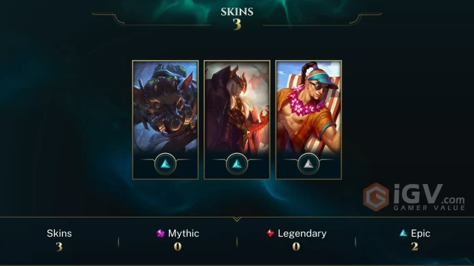 [EUW] LOL Account | Unranked + Skins + Champions | Chance to Get Rare Skins, PAX, Rusty Blitzcrank, UFO Corki, Grey Warwick, Victorious or other