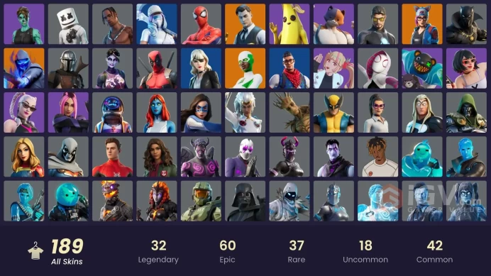 FA | 189 skins | OG STW | Master Chief | Travis Scott | Astro Jack | Gold TNTina | Gold Brutus | Gold Meowscles | Gold Midas | Point Patroller