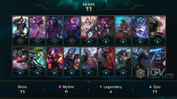  LAN  33 SKINS  93 CHAMPIONS  244 LEVEL  INSTANT DELIVERY  FULL ACCESS  EsnBT 