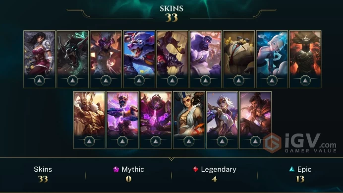  LAN  33 SKINS  93 CHAMPIONS  244 LEVEL  INSTANT DELIVERY  FULL ACCESS  EsnBT 