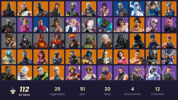 [PC/XBOX] 112 skins | Black Knight | Sparkle Specialist | The Reaper | Blue Squire | Royale Knight |	B1
