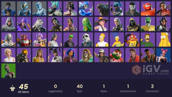 PC/PSN/XBOX | 45 skins | Glacial Dummy | Sub-Zero (MK3) | UNSC Spartan | Kendo | Yuki Yubari | Agent Patch | Outlaw Midas | Onyx Winter | Battle
