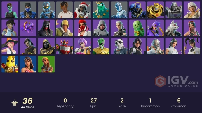 13834[PC/XBOX]Poseidon|UNSC Spartan|Sub-Zero (MK3)|Slayer Juice WRLD|Santa Dogg|Cassidy Quinn|Blitz Knight|Yoo-mi|Green Ranger