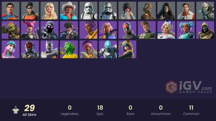 13720[PC/XBOX]Poe Dameron|Wookiee Team Leader|Emperor Palpatine|First Order Stormtrooper|Captain Phasma|Apprentice Evie|General Grievous