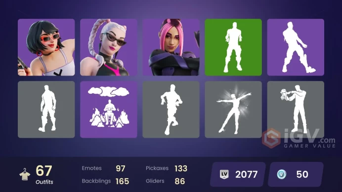 PC/PSN/XBOX | 67 skins | Vivi Chroma | The Ageless | Polarity | Snap | Nezumi | Era | Optimus Prime | Malik | Darth Vader | Peelverine | Mysteri