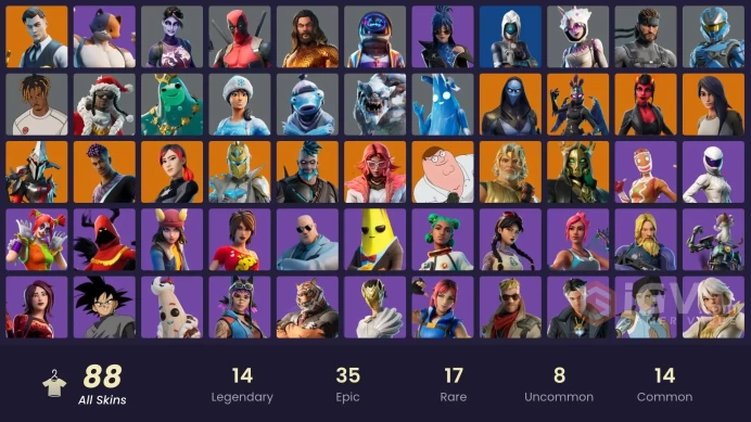 [ALL PLATFORMS] 85 Skins | Astro Jack | Gold Midas | Gold Meowscles | Gold Brutus | Astroworld | Head Banger | Hot Marat | FULL ACCESS