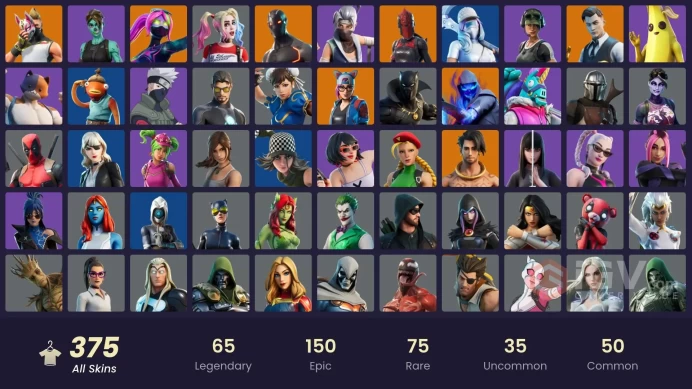 FA | 374 skins | OG STW | Omega (stage 5) | Gold Brutus | Gold Midas | Gold Meowscles | Grind | Clutch | Jill Valentine | Rogue Agent | Trailbl