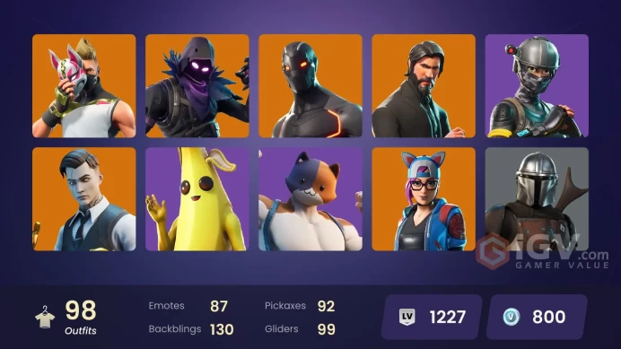 PC/PSN/Xbox/Nintendo 98 skins | The Reaper | Elite Agent | Blue Team Leader | Blue Striker | Carbon Commando | Rogue Agent | Zenith | Ronin | Bl