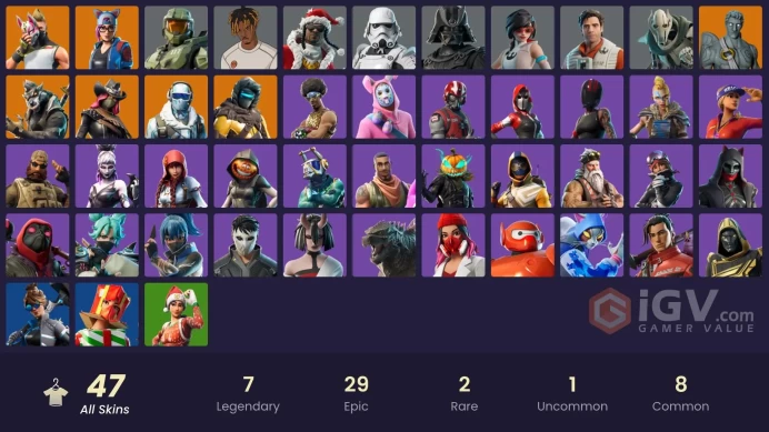 [ALl PLATFORMS]-47 Skin-Love Ranger-Master Chief-Hollowhead-Darth Vader Samurai-Reaper-FULL ACCESS-