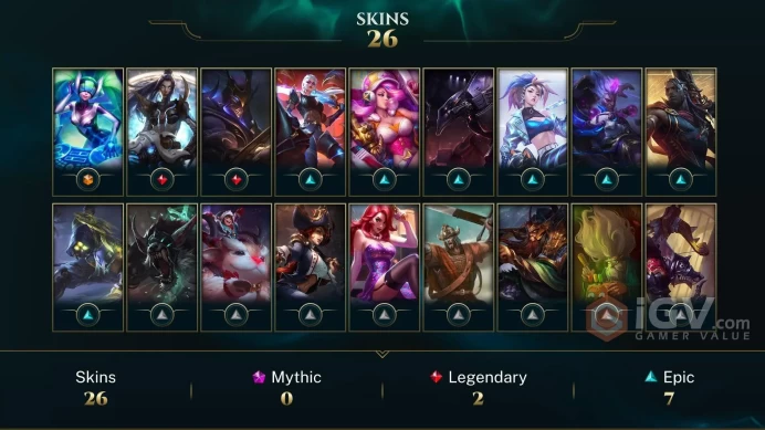 [EUW] - Silver II / 29 Skin / Changeable Mail | Instant Delivery | Lifetime Warranty | 100% Handmade & Secure | 24/7 Support