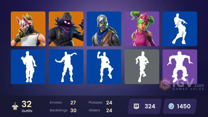 [PC/PSN/XBOX] 32 skins | Super Deluxe STW | Blue Squire | Royale Knight | Rogue Agent | Tidy | Orange Justice | 1450 VB