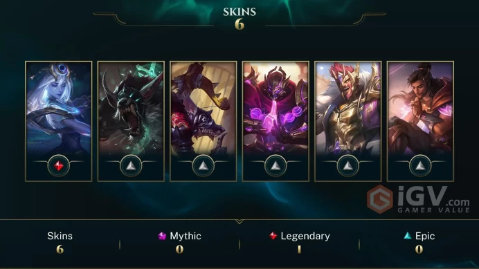 [EUW] - Unranked / 7 Skin / Fresh / Changeable Mail | Instant Delivery | Lifetime Warranty | 100% Handmade & Secure | 24/7 Support