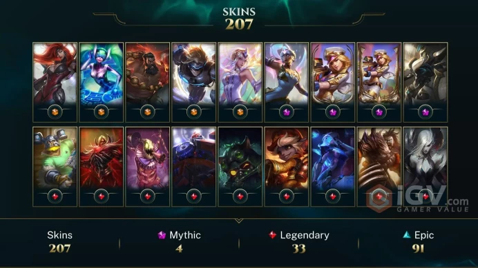 League Account: 209Skins | Full Access | Instant Delivery!