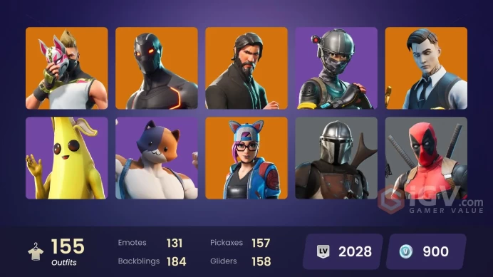 PC/PSN/Xbox/Nintendo 155 skins | OG STW | The Reaper | Elite Agent | Blue Team Leader | Gold Brutus | Gold Midas | Fixer | Point Patroller | Blu