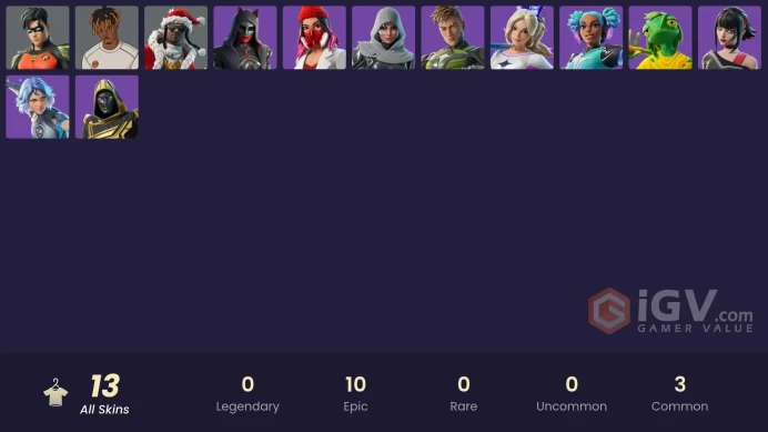 ALL PLATFORMS -13 SKIN-1100 VB BALANCE-Slayer Juice WRLD-Santa Dogg-Felina-FULL ACCESS-