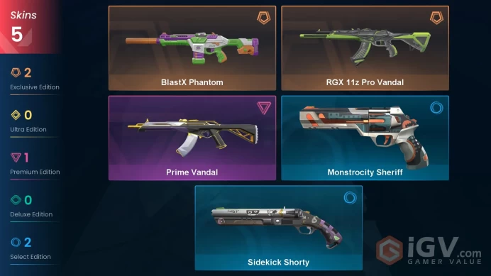EU / RGX 11Z PRO VANDAL-PRIME VANDAL--BLASTX PHANTOM /  INSTANT DELİVERY / CHANGEABLE MAİL