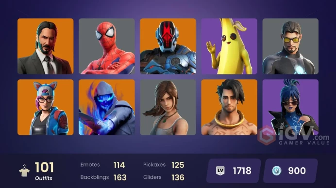 PC,PSN,XBOX 101 SKINS FA - STW - GROOT,STAR LORD,REBIRTH RAVEN,LARA CROFT,DEMI,RICK,GERALT,TONY STARK,DOOM,BUNDLES RK1538