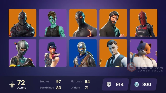 PC,PSN,XBOX 72 SKINS FA - STW - BLACK KNIGHT - REAPER - OMEN,OBLIVION,LEVIATHAN,RAPTOR,TOMATOHEAD,SPIDER-GWEN,GHOUL TROOPER - FLOSS - MAKO  RK15