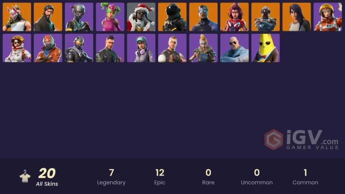 PC,PSN,XBOX 20 SKINS FA - REAPER - TAKE THE L RK1586
