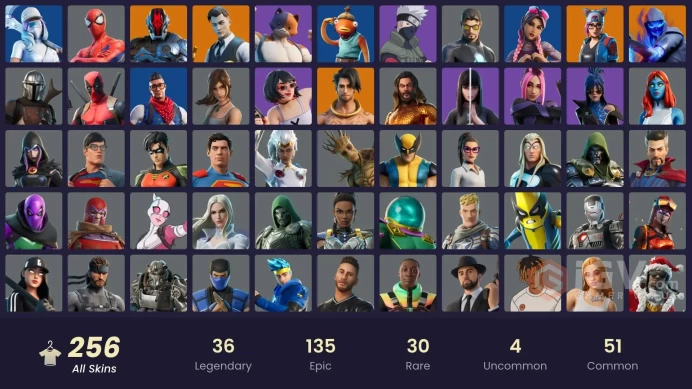 [PC/PSN/XBOX] 256 skins | Deluxe STW | Lara Croft | Blue Team Leader | Gold Midas | Reaper Axe| Fresh |Verve| Square Up | 3950 VB